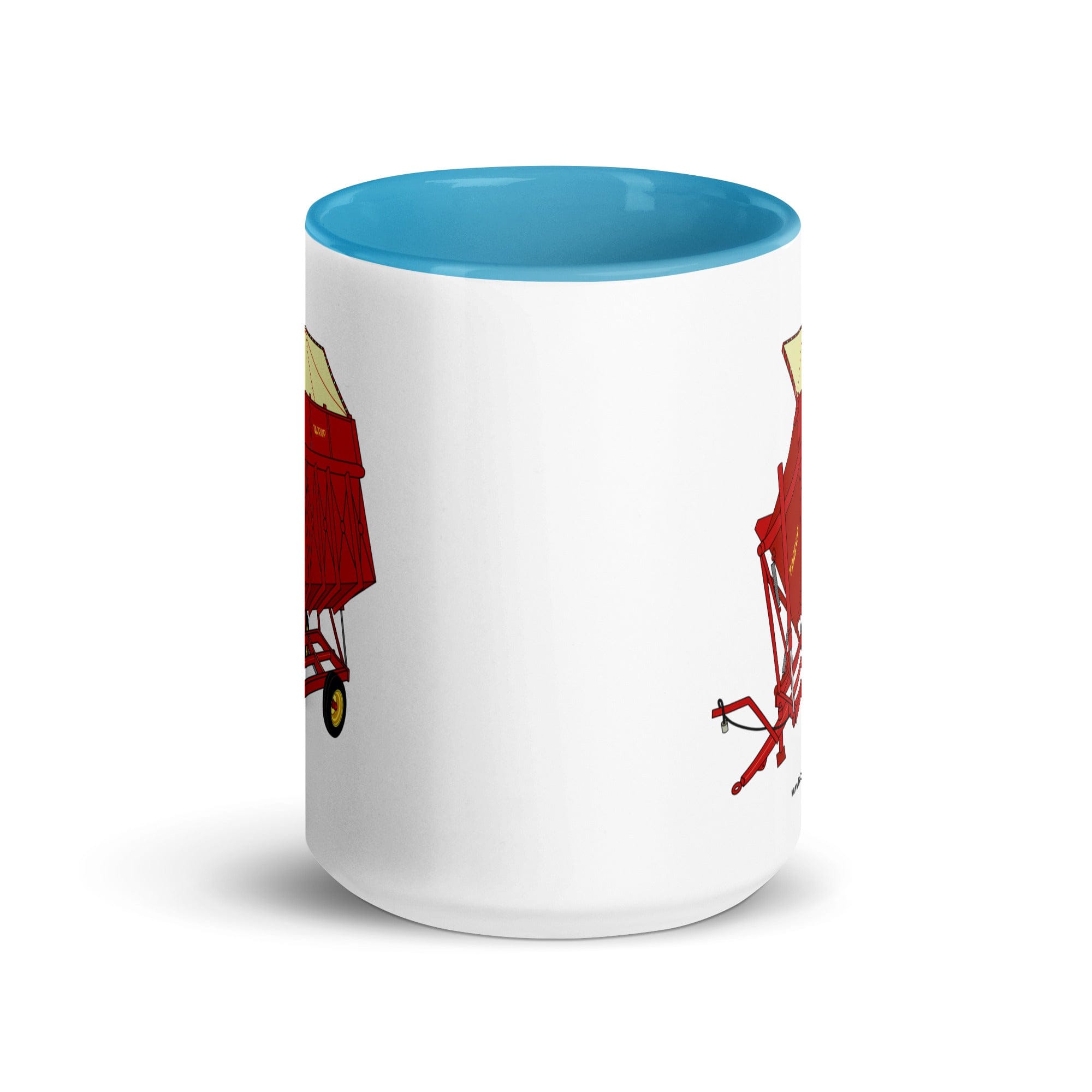 The Tractor Mugs Store Taarup tipvogn T3 Trailer | Mug with Color Inside Quality Farmers Merch