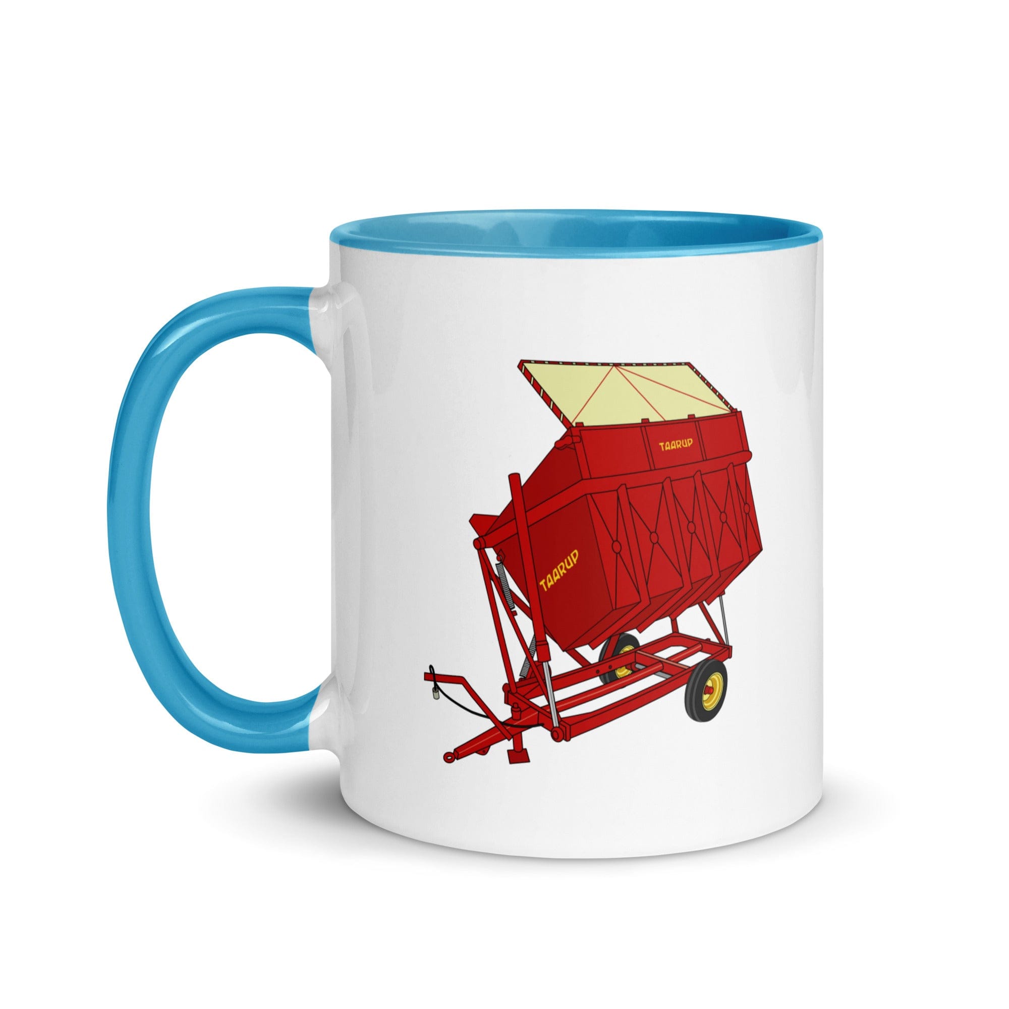 The Tractor Mugs Store Taarup tipvogn T3 Trailer | Mug with Color Inside Quality Farmers Merch