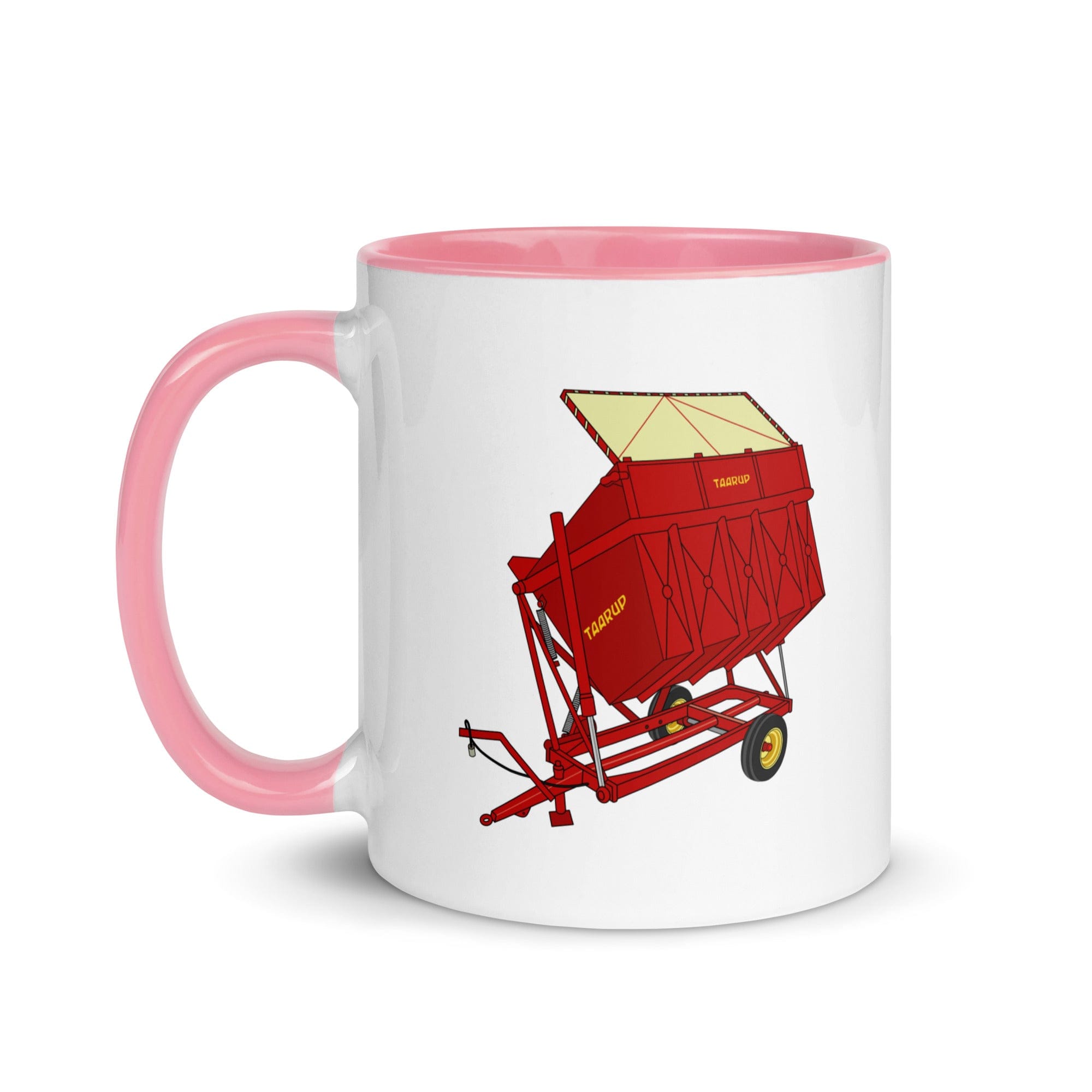 The Tractor Mugs Store Taarup tipvogn T3 Trailer | Mug with Color Inside Quality Farmers Merch