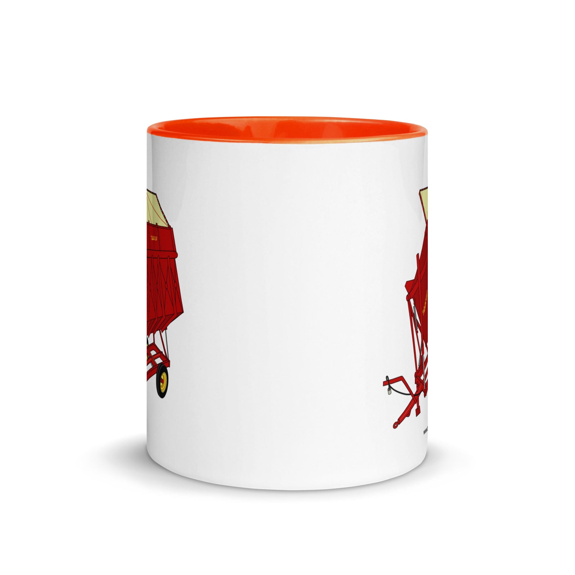 The Tractor Mugs Store Taarup tipvogn T3 Trailer | Mug with Color Inside Quality Farmers Merch