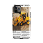 The Tractor Mugs Store Tough Case for iPhone® iPhone 11 Pro JCB 415 Loader Advert | Tough Case for iPhone® Quality Farmers Merch