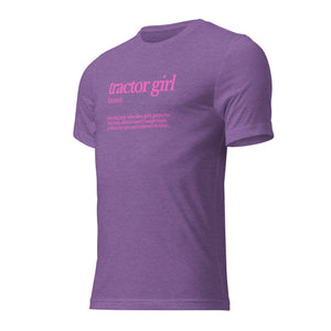 The Tractor Mugs Store Tractor Girl | T-shirt Quality Farmers Merch