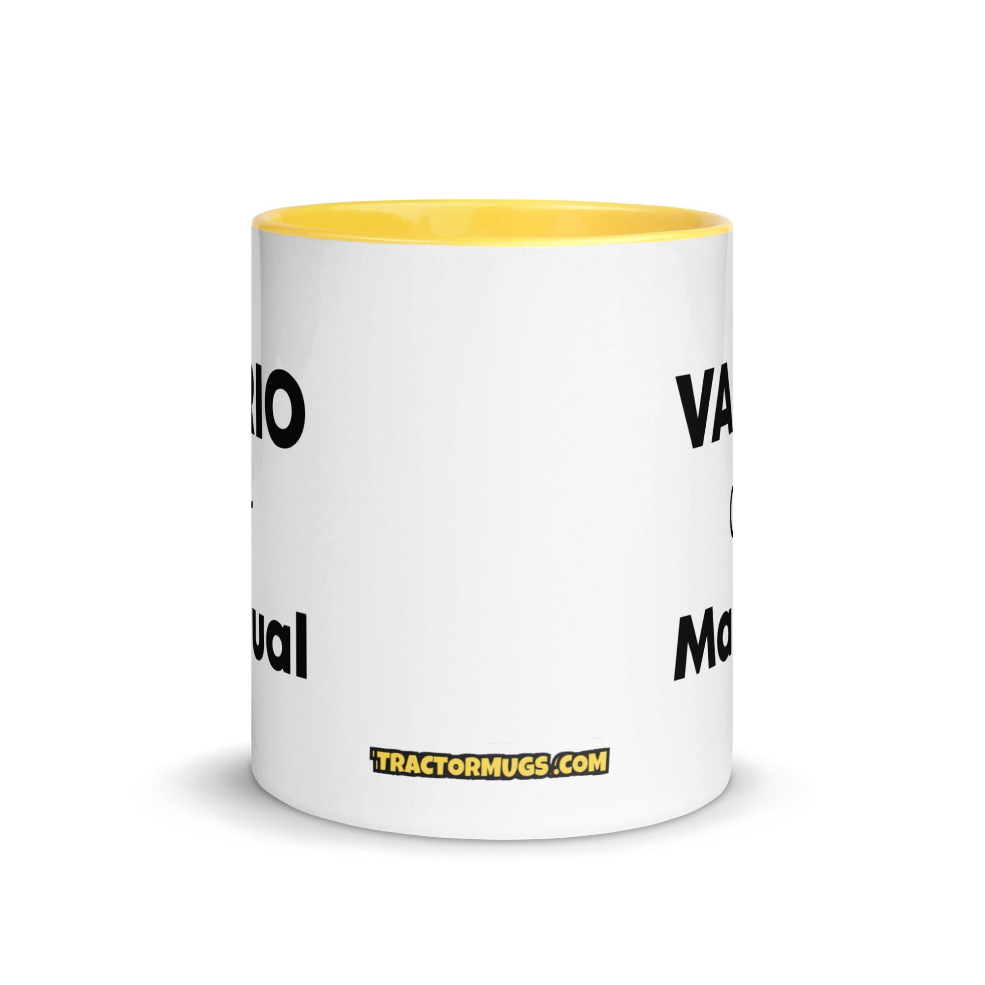 The Tractor Mugs Store Vario or Manual | Mug with Color Inside Quality Farmers Merch