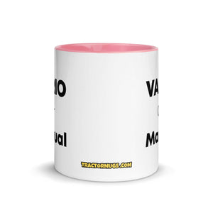 The Tractor Mugs Store Vario or Manual | Mug with Color Inside Quality Farmers Merch