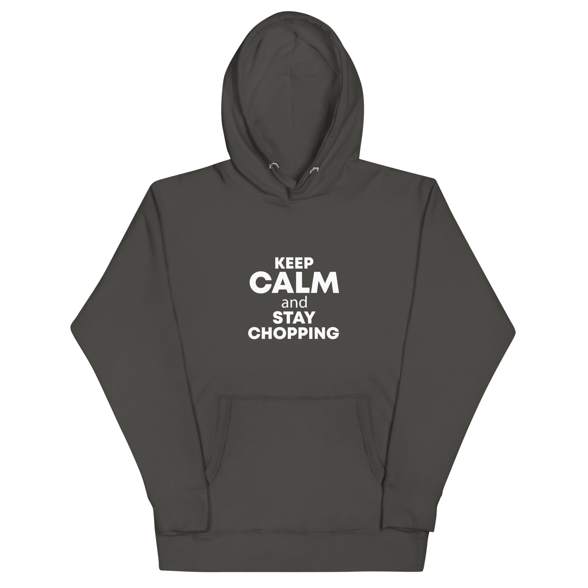 The Tractor Mugs Store Vintage Black / S Keep Calm. Stay Choppin | Unisex Hoodie Quality Farmers Merch