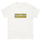 The Tractor Mugs Store White / S 100% PURE FARMIN!! | Unisex classic tee Quality Farmers Merch