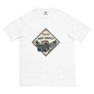 The Tractor Mugs Store White / S John Deere 6930 TRAFFIC WHAT TRAFFIC? Heritage | Unisex Premium T-shirt Quality Farmers Merch