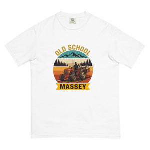 The Tractor Mugs Store White / S Massey Ferguson 35X OLD SCHOOL MASSEY Outdoor | Unisex Premium T-shirt Quality Farmers Merch