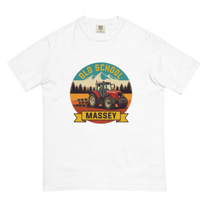 The Tractor Mugs Store White / S Massey Ferguson 6480 OLD SCHOOL MASSEY Outdoor | Unisex Premium T-shirt Quality Farmers Merch