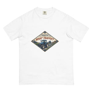 The Tractor Mugs Store White / S New Holland TM 135 TRAFFIC WHAT TRAFFIC? Heritage | Unisex Premium T-shirt Quality Farmers Merch