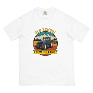 The Tractor Mugs Store White / S New Holland TM 155 OLD SCHOOL NEW HOLLAND Outdoor | Unisex Premium T-shirt Quality Farmers Merch