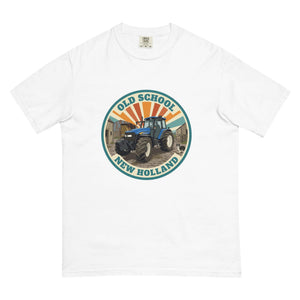 The Tractor Mugs Store White / S New Holland TM 155 OLD SCHOOL NEW HOLLAND Retro | Unisex Premium T-shirt Quality Farmers Merch