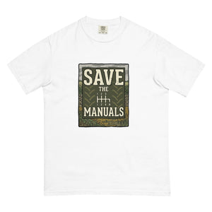 The Tractor Mugs Store White / S Save The Manuals | Unisex Premium T-shirt Quality Farmers Merch