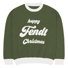 The Tractor Mugs Store XS Happy Fendt Christmas Jumper | Relaxed fit knitted crew neck sweater Quality Farmers Merch