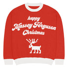 The Tractor Mugs Store XS Happy Massey Christmas Jumper | Relaxed fit knitted crew neck sweater Quality Farmers Merch