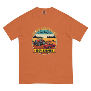 The Tractor Mugs Store Yam Massey Ferguson 3075 PROUD AUSTRALIAN 100% FARMER Outdoor | Unisex Premium T-shirt Quality Farmers Merch