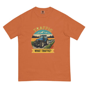 The Tractor Mugs Store Yam / S New Holland TM 155 TRAFFIC WHAT TRAFFIC? Outdoor | Unisex Premium T-shirt Quality Farmers Merch