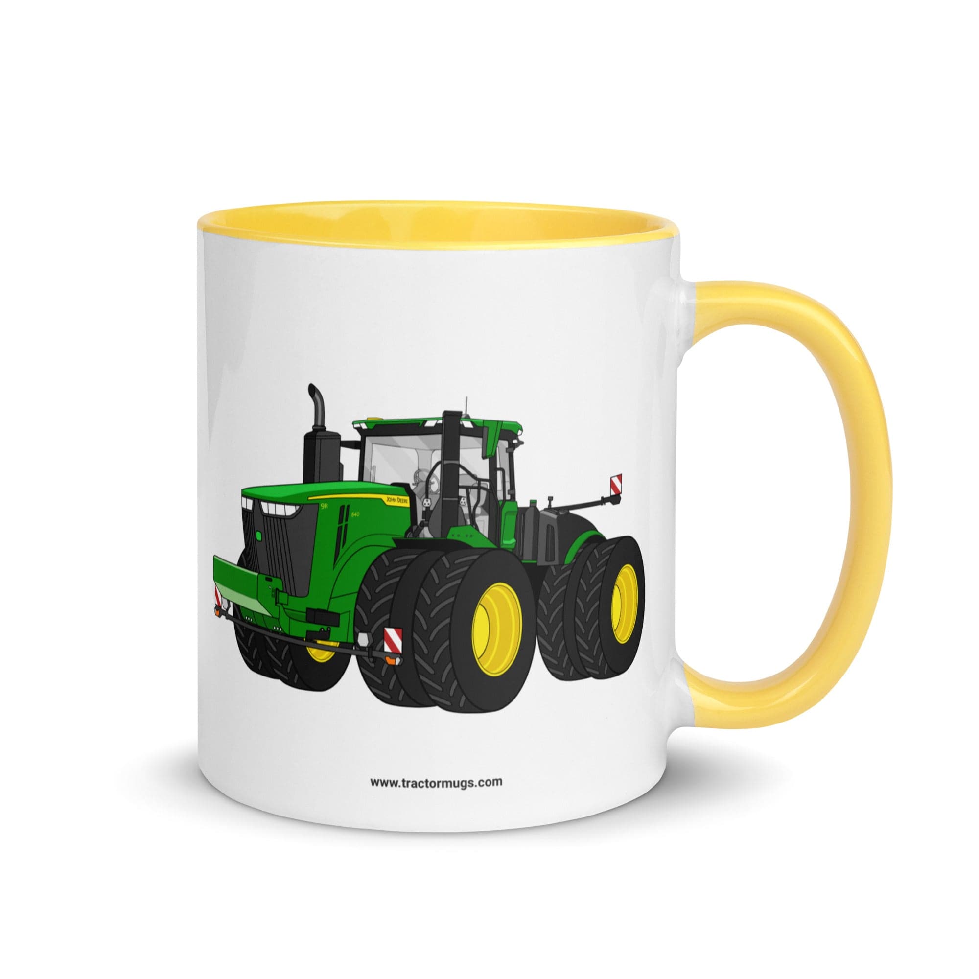 The Tractor Mugs Store Yellow / 11 oz John Deere 9R 640 | Mug with Color Inside Quality Farmers Merch