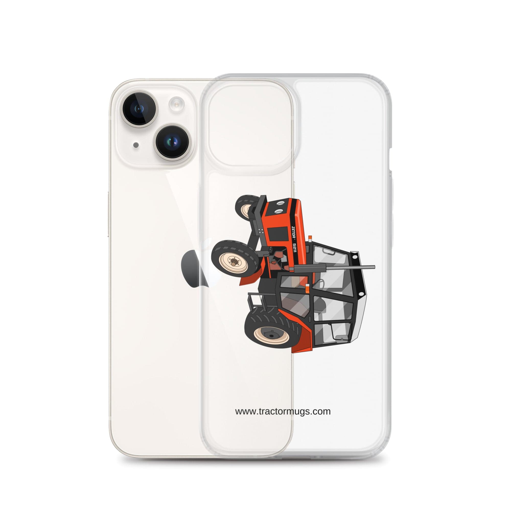 The Tractor Mugs Store Zetor 5211 | Clear Case for iPhone® Quality Farmers Merch
