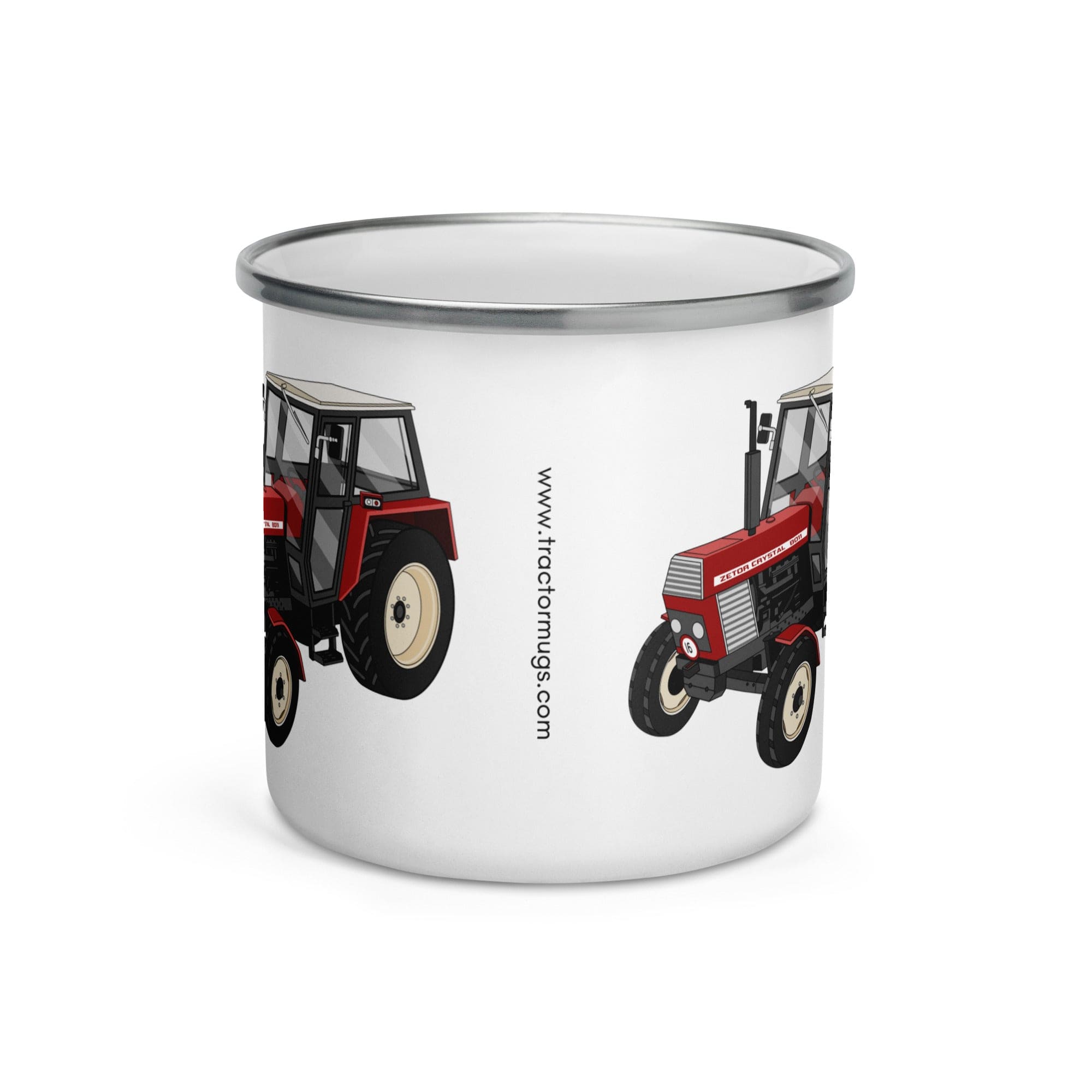 The Tractor Mugs Store Zetor Crystal 8011 | Enamel Mug Quality Farmers Merch