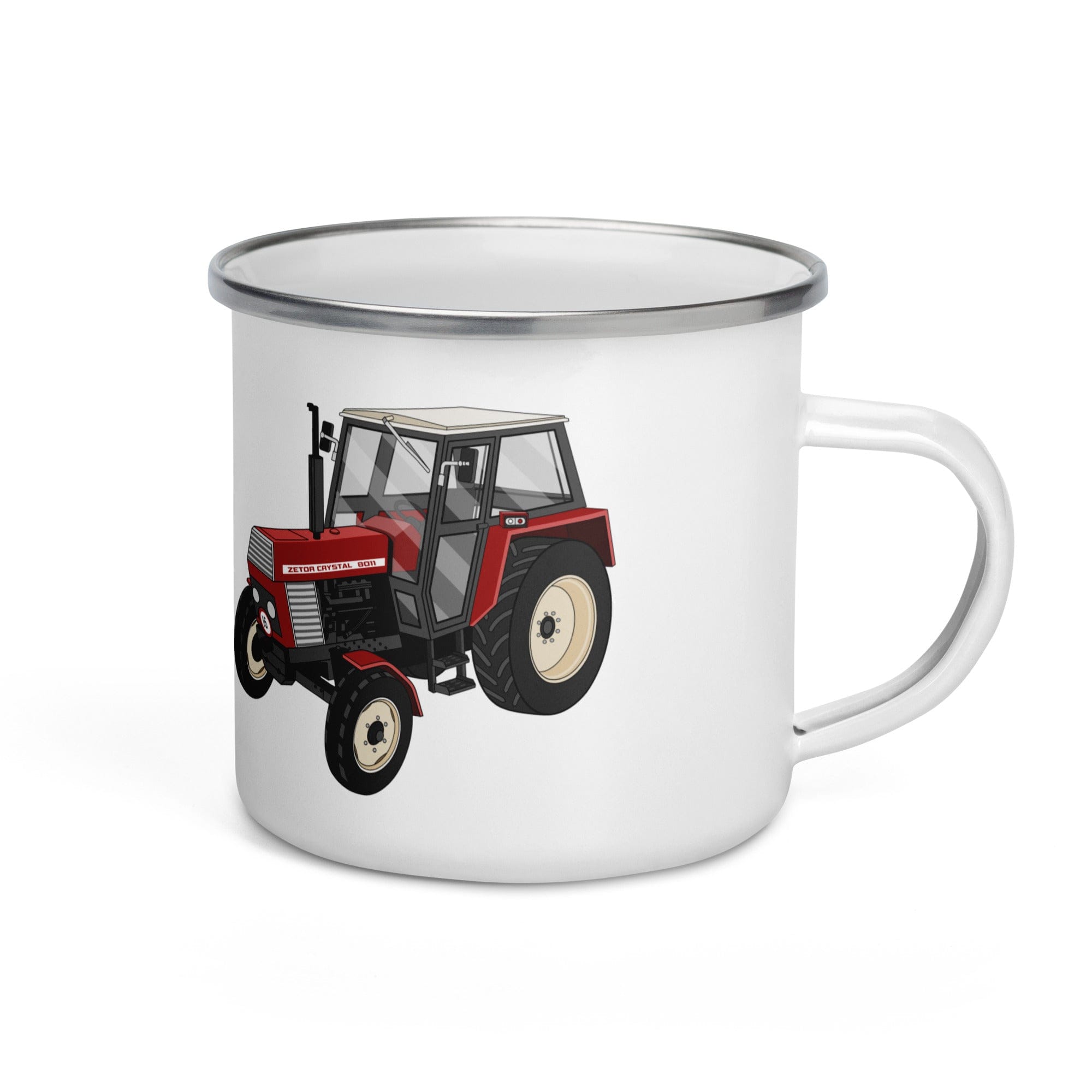 The Tractor Mugs Store Zetor Crystal 8011 | Enamel Mug Quality Farmers Merch