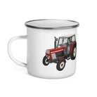 The Tractor Mugs Store Zetor Crystal 8011 | Enamel Mug Quality Farmers Merch