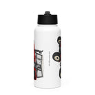 The Tractor Mugs Store Zetor Crystal 8011 | Stainless steel water bottle with a straw lid Quality Farmers Merch