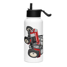 The Tractor Mugs Store Zetor Crystal 8011 | Stainless steel water bottle with a straw lid Quality Farmers Merch