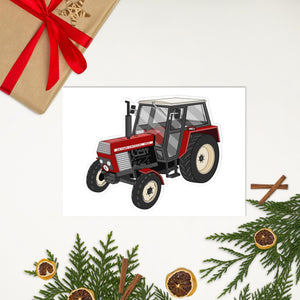 The Tractor Mugs Store Zetor Crystal 8011 | Sticker sheet Quality Farmers Merch