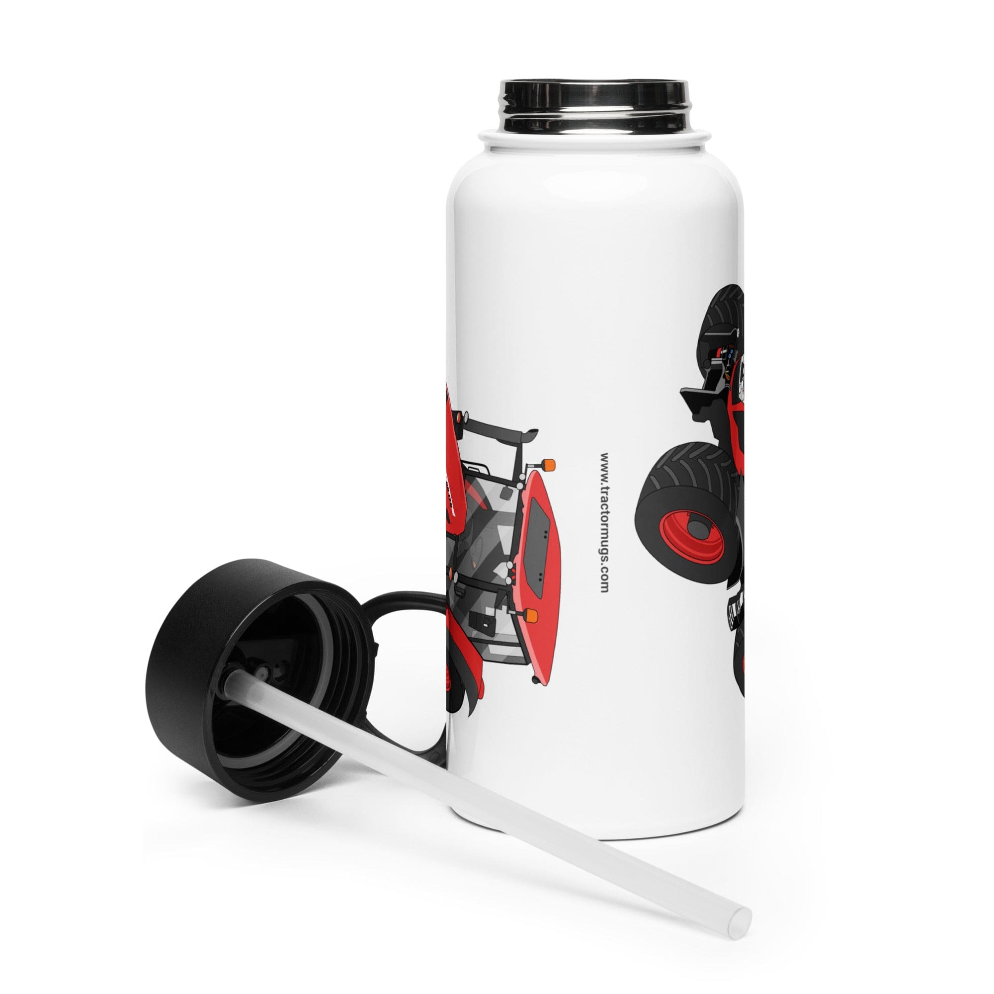 The Tractor Mugs Store Zetor Crystal HD 170 | Stainless steel water bottle with a straw lid Quality Farmers Merch