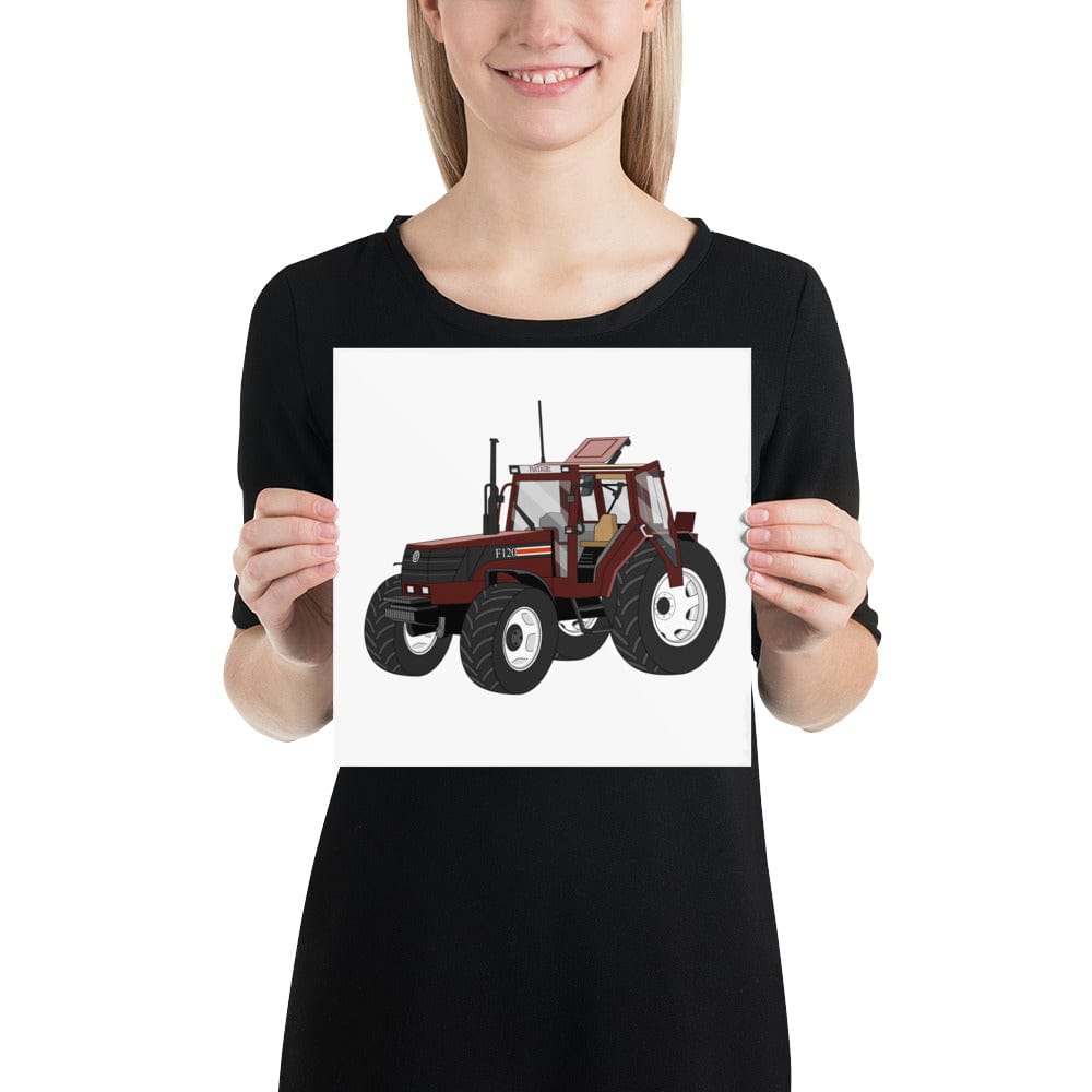 The Tractors Mugs Store 10″×10″ Fiat F120 Winner Poster Quality Farmers Merch