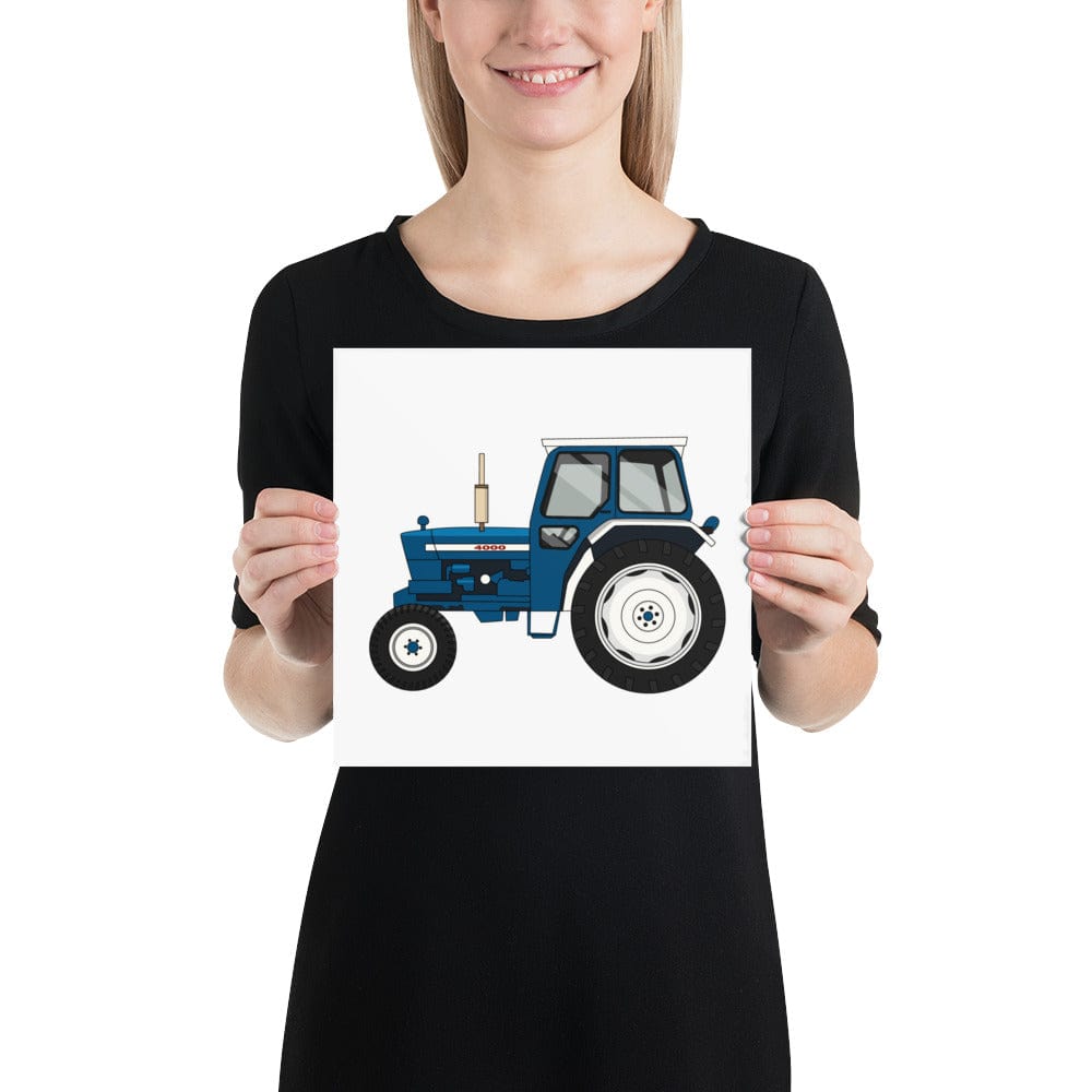 The Tractors Mugs Store 10″×10″ Ford 4000 Poster Quality Farmers Merch