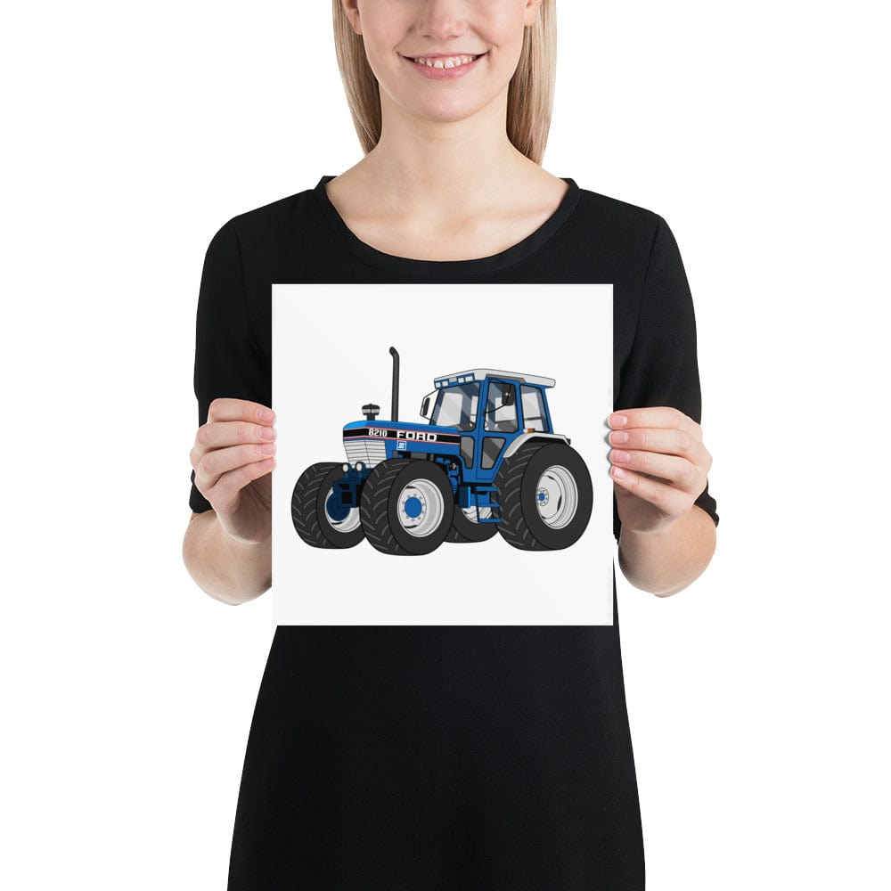 The Tractors Mugs Store 10″×10″ Ford 8210 4WD Poster Quality Farmers Merch