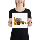 The Tractors Mugs Store 10″×10″ JCB 3C (1975) Poster Quality Farmers Merch