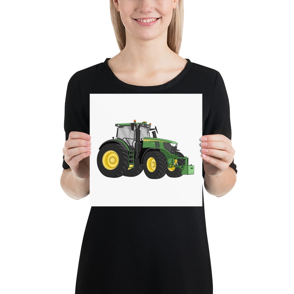 The Tractors Mugs Store 10″×10″ John Deere 6R Poster Quality Farmers Merch