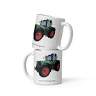 The Tractors Mugs Store 11 oz Fendt Favorit 816 White glossy mug Quality Farmers Merch