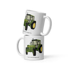 The Tractors Mugs Store 11 oz John Deere 3130 White glossy mug Quality Farmers Merch