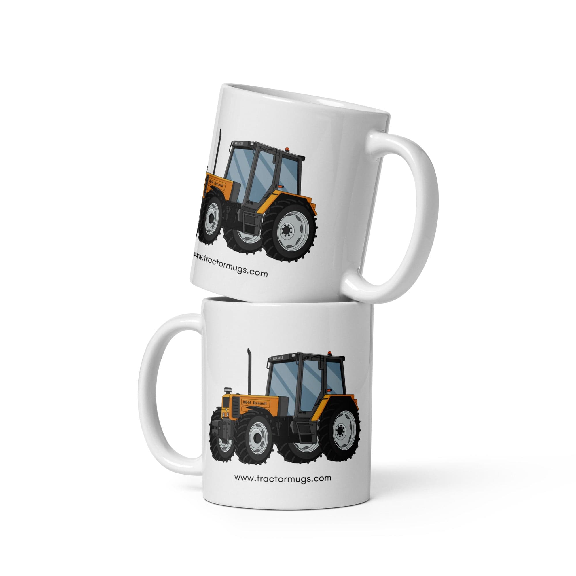 The Tractors Mugs Store 11 oz Renault 106 54 White glossy mug Quality Farmers Merch