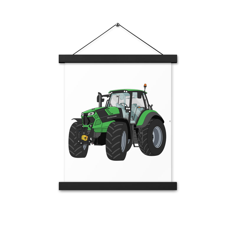 The Tractors Mugs Store 11″×14″ Deutz - Fahr Agrotron 7250 TTV Poster with hangers Quality Farmers Merch