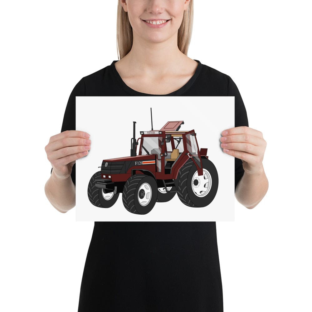 The Tractors Mugs Store 11″×14″ Fiat F120 Winner Poster Quality Farmers Merch