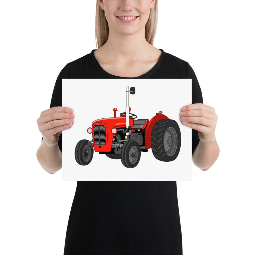 The Tractors Mugs Store 11″×14″ Massey Ferguson 35X Poster Quality Farmers Merch