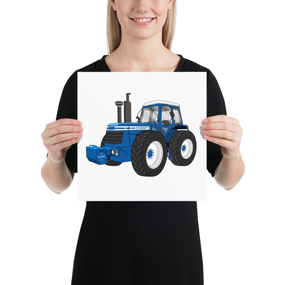 The Tractors Mugs Store 12″×12″ County 1474 (1982) Poster Quality Farmers Merch