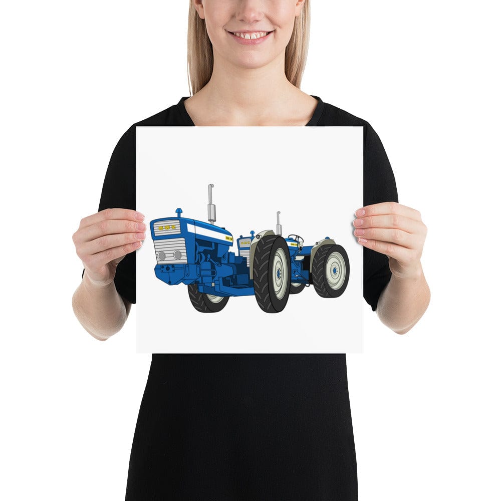 The Tractors Mugs Store 12″×12″ DOE Dual Drive 130 Poster Quality Farmers Merch