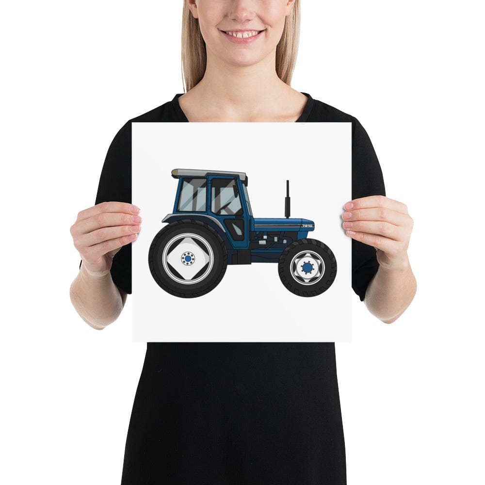 The Tractors Mugs Store 12″×12″ Ford 7810 Poster Quality Farmers Merch