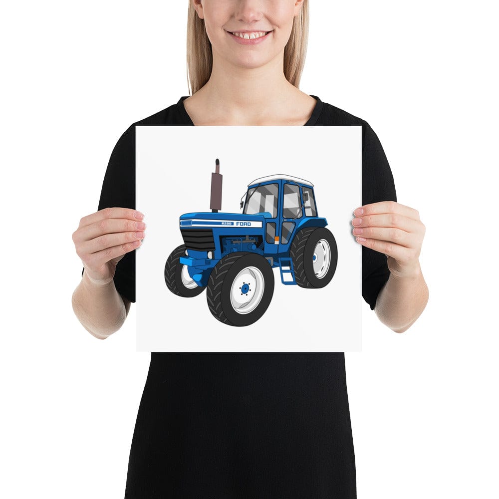 The Tractors Mugs Store 12″×12″ Ford 8200 Poster Quality Farmers Merch