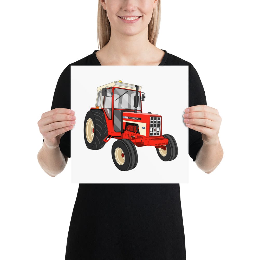 The Tractors Mugs Store 12″×12″ International 674 Poster Quality Farmers Merch