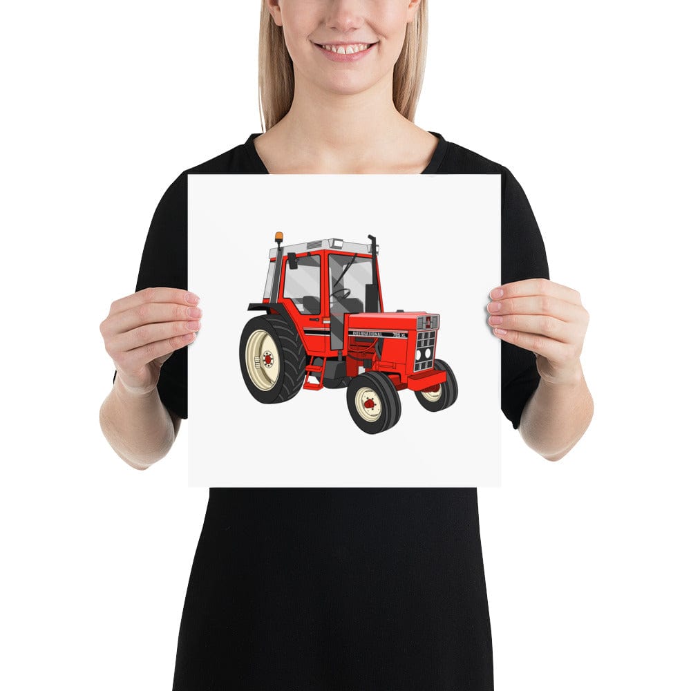 The Tractors Mugs Store 12″×12″ International 785 Poster Quality Farmers Merch