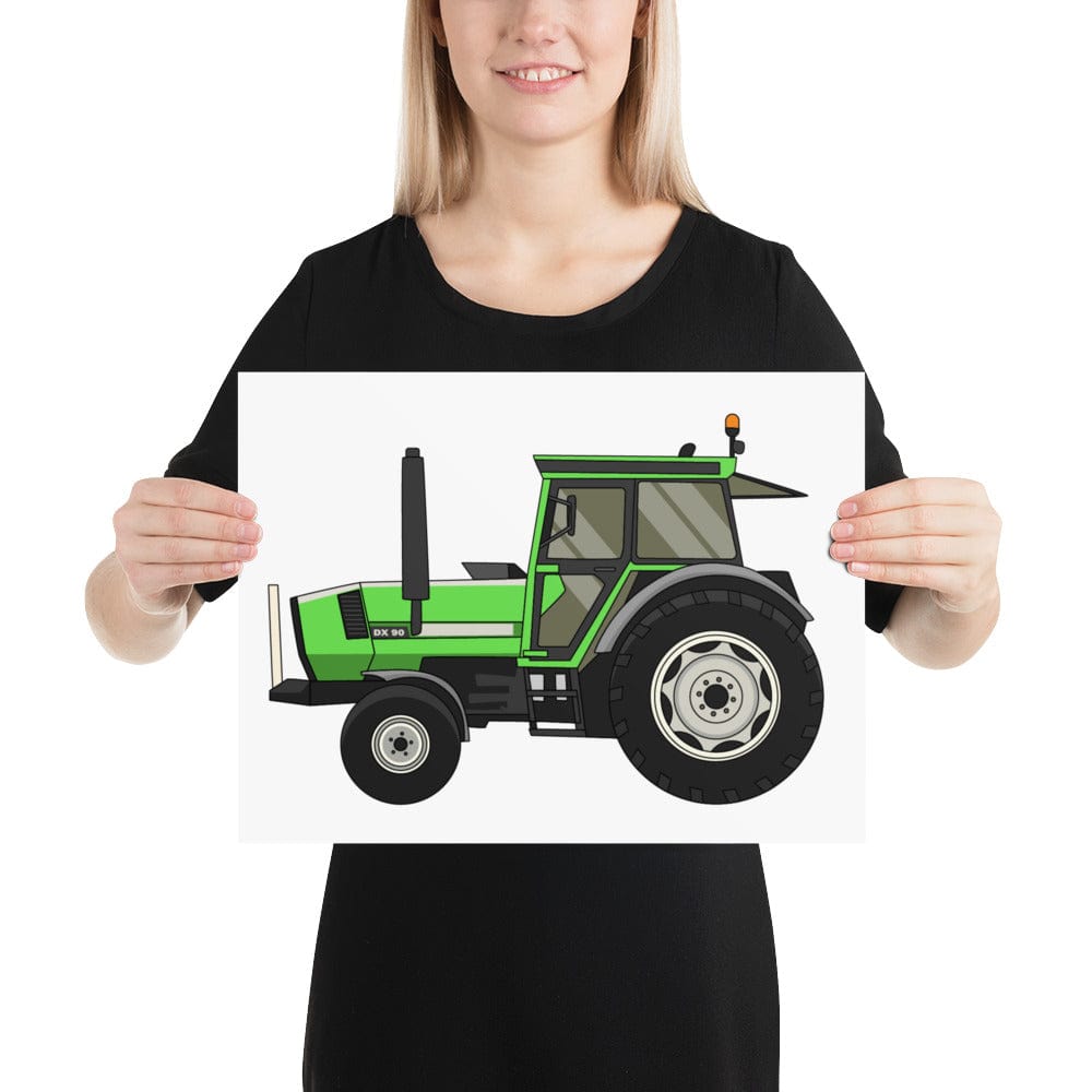 The Tractors Mugs Store 12″×16″ Deutz DX 90  Poster Quality Farmers Merch