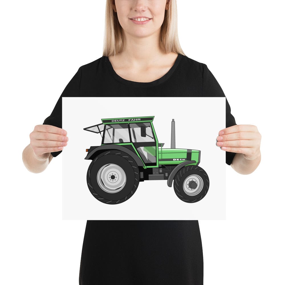 The Tractors Mugs Store 12″×16″ Deutz Fahr DX 4.50 Poster Quality Farmers Merch