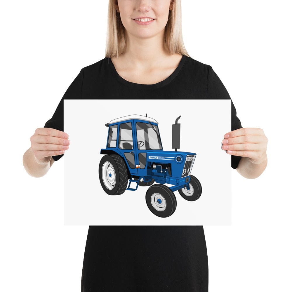 The Tractors Mugs Store 12″×16″ Ford 6600 Poster Quality Farmers Merch